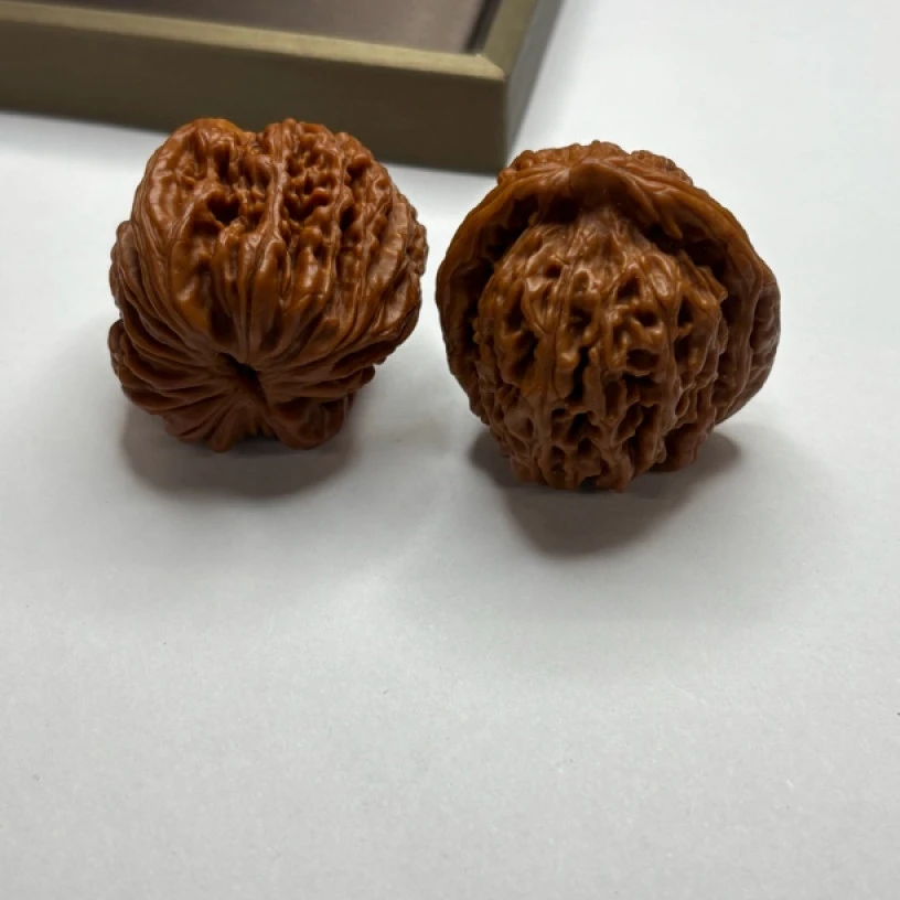 B38 手把件核桃四座楼一对多样性发