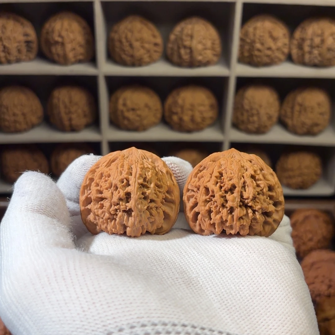 文玩核桃把件41尺全品满天星