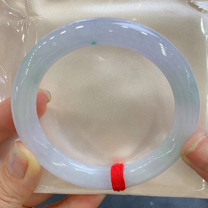 翡翠未镶嵌手镯55.9圆条