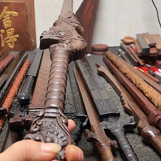 黑檀木木一米大明朱雀