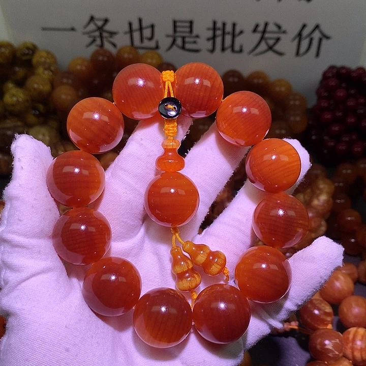 松木（琥珀木）手串/手链2.1 包浆高货