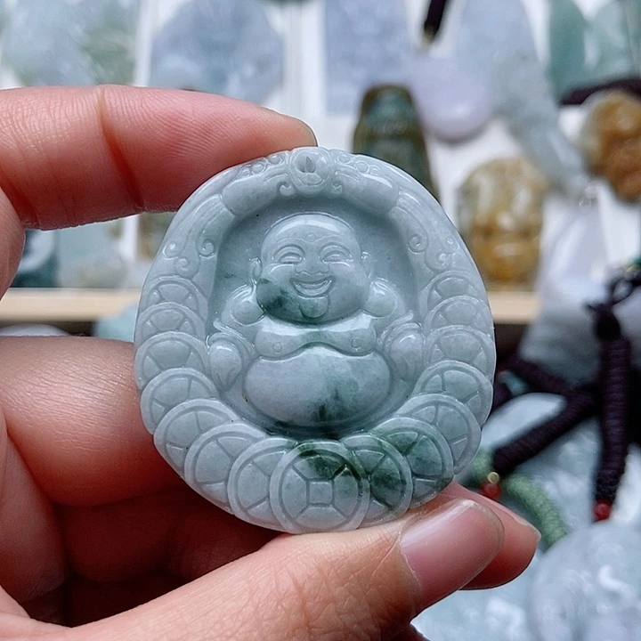 翡翠吊坠(不含链)未镶嵌翡翠