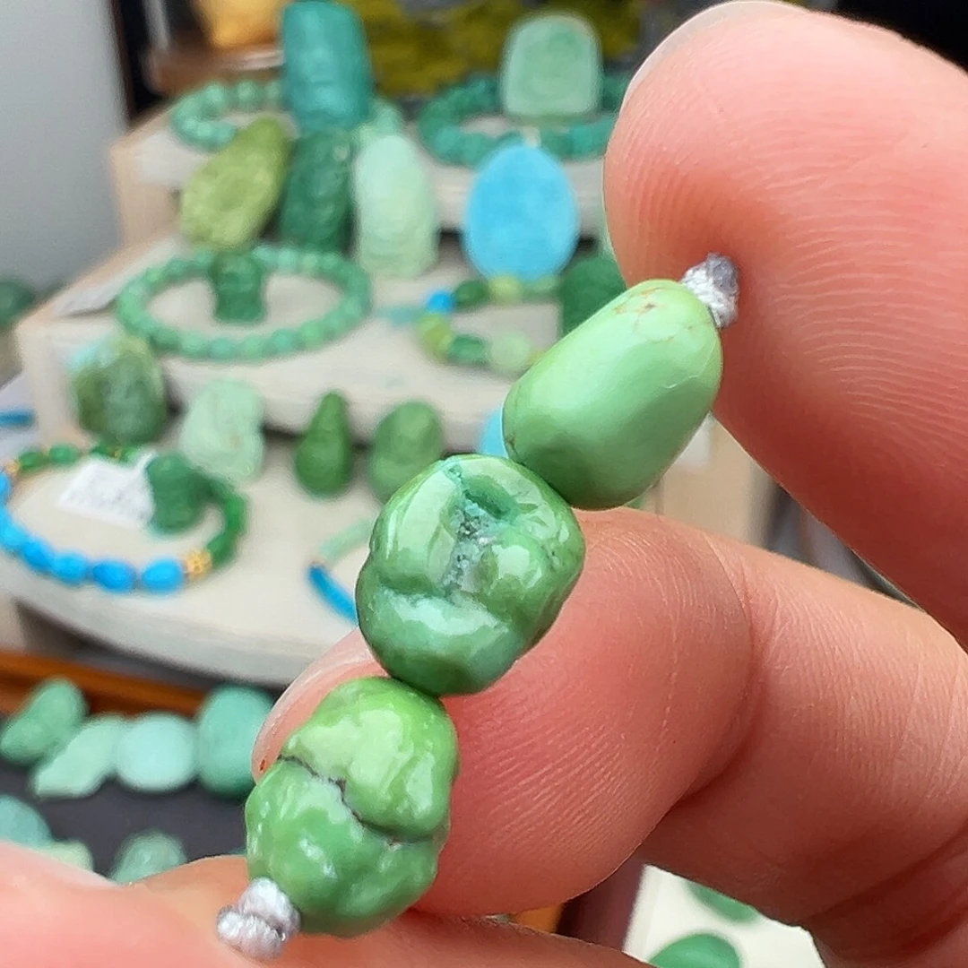 绿松石未镶嵌主播万珍