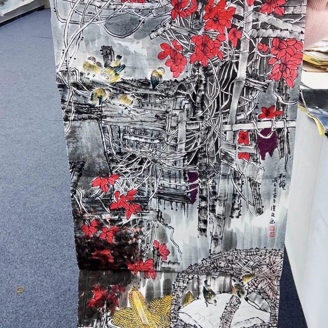 国画事事顺心如意万事如意