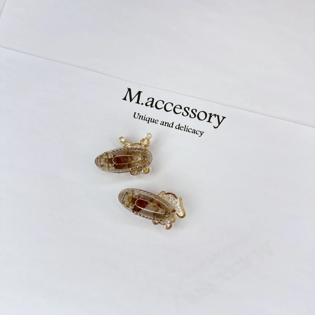 Mi33  卡通爱心鸭嘴夹 Y42055L2-2