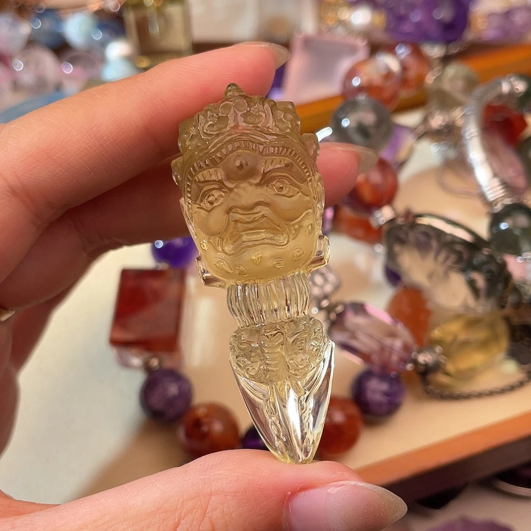 水晶手链未镶嵌?*?天然水晶吊坠476