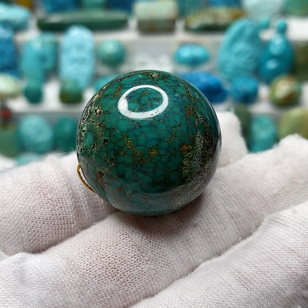 绿松石未镶嵌天然原矿 地大质检