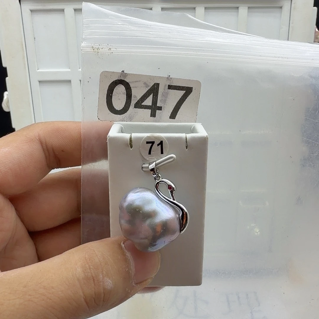 颈饰合金淡水珍珠