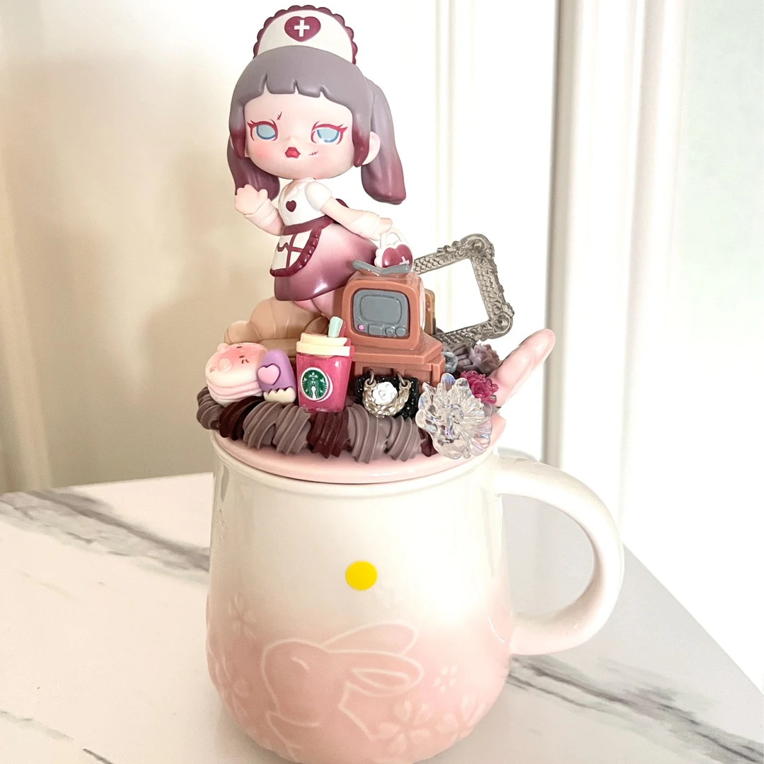 奶油胶手工DIY水杯【no退no换，偏远地区不包邮】