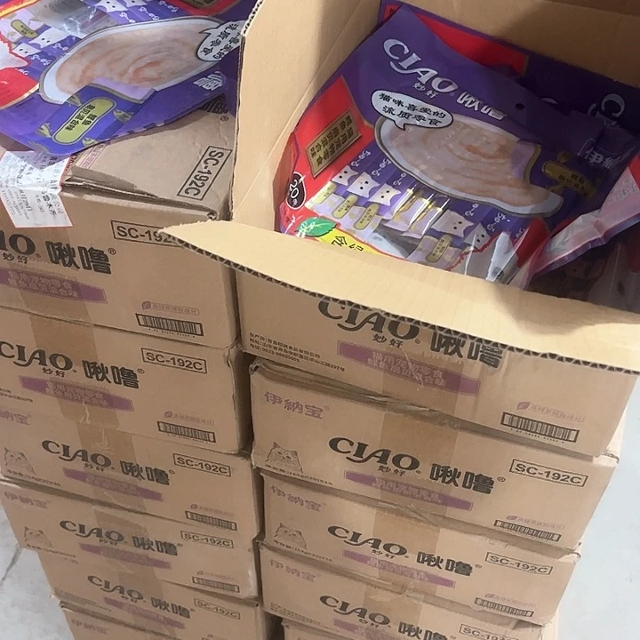 小***爱伊纳宝啾噜猫条60根【8月9日到期】