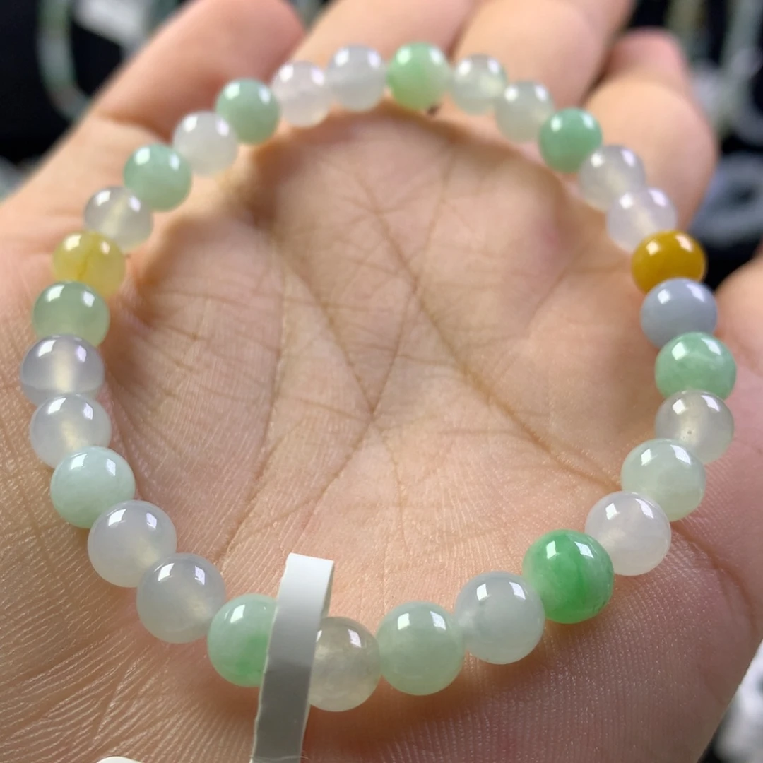 未镶嵌手串翡翠卡6