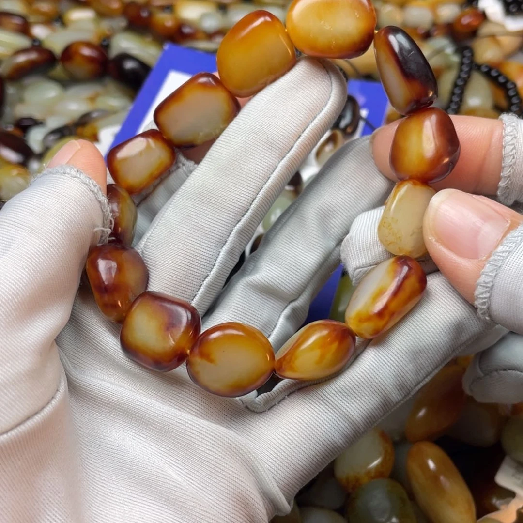 和田玉手链未镶嵌