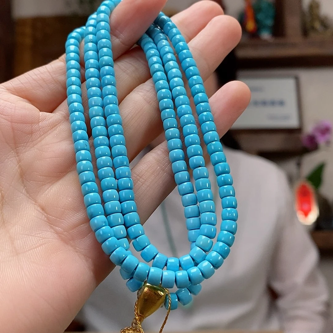 18K金镶嵌绿松石珠宝奇石