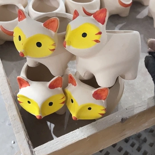 多肉绿植陶瓷花盆9.9包邮