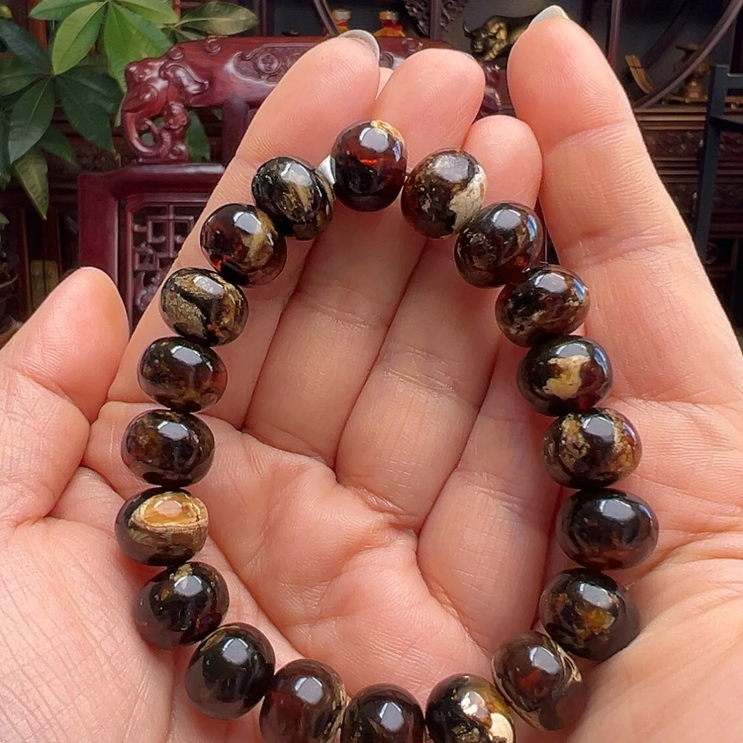 琥珀未镶嵌裸石抚顺琥珀10446十二