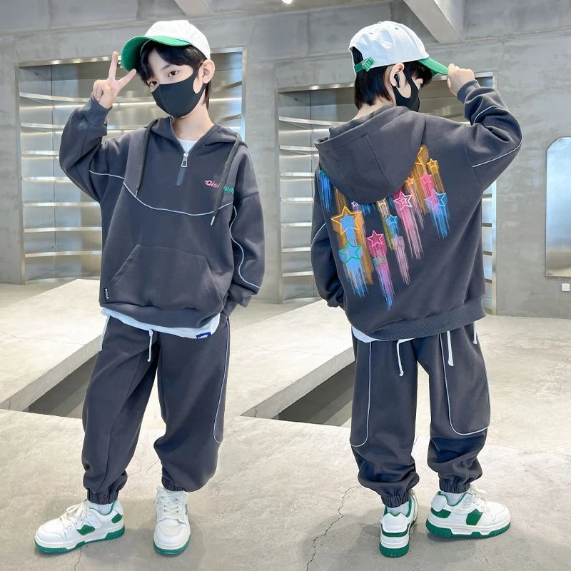 海澜之家运动【热销新品】男童新款2025款中大童秋秋款男童运动潮流