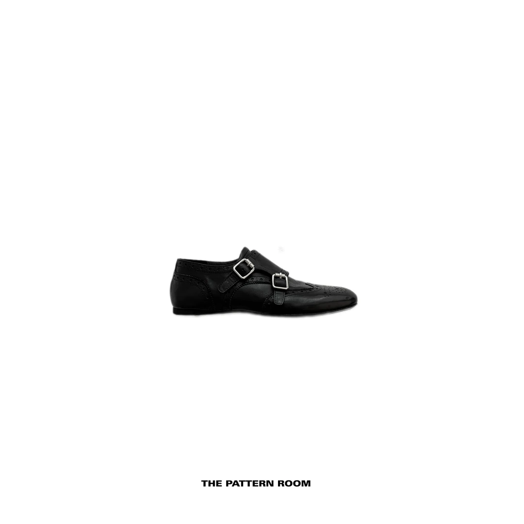 The pattern room | 非正式学院雕花孟克法棍皮鞋