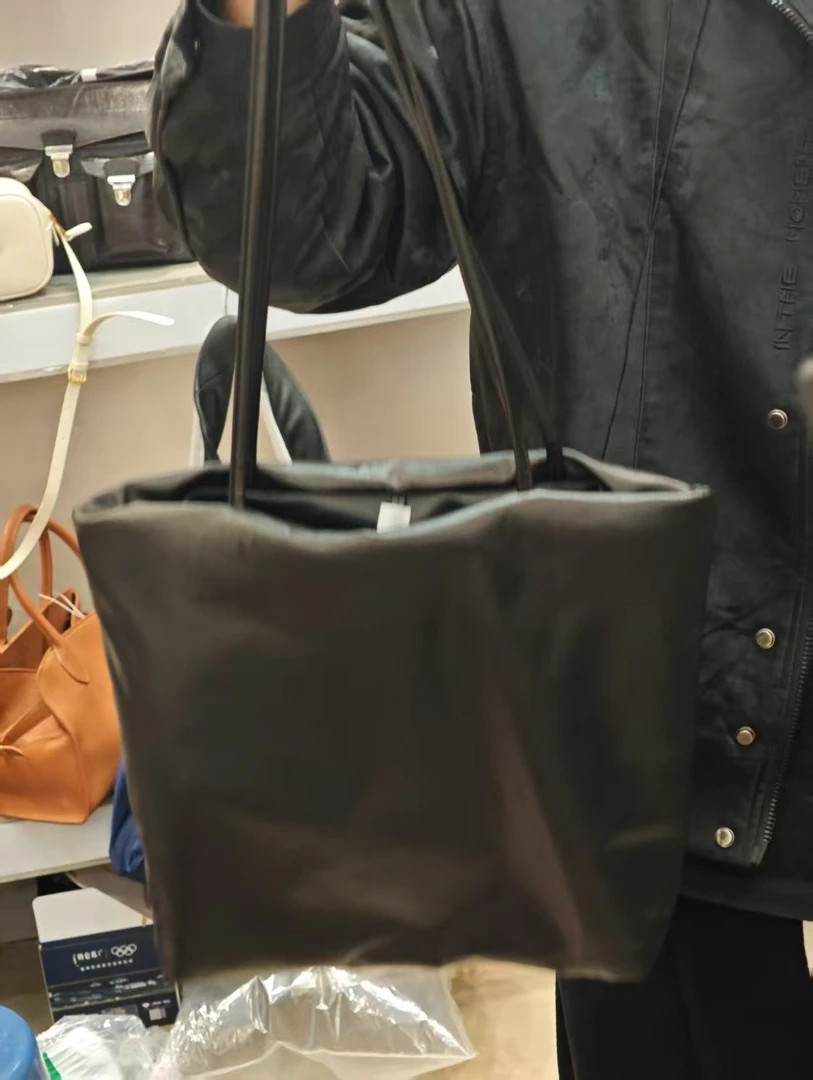 YUSHA/高档黑色阿肉单肩包-10060