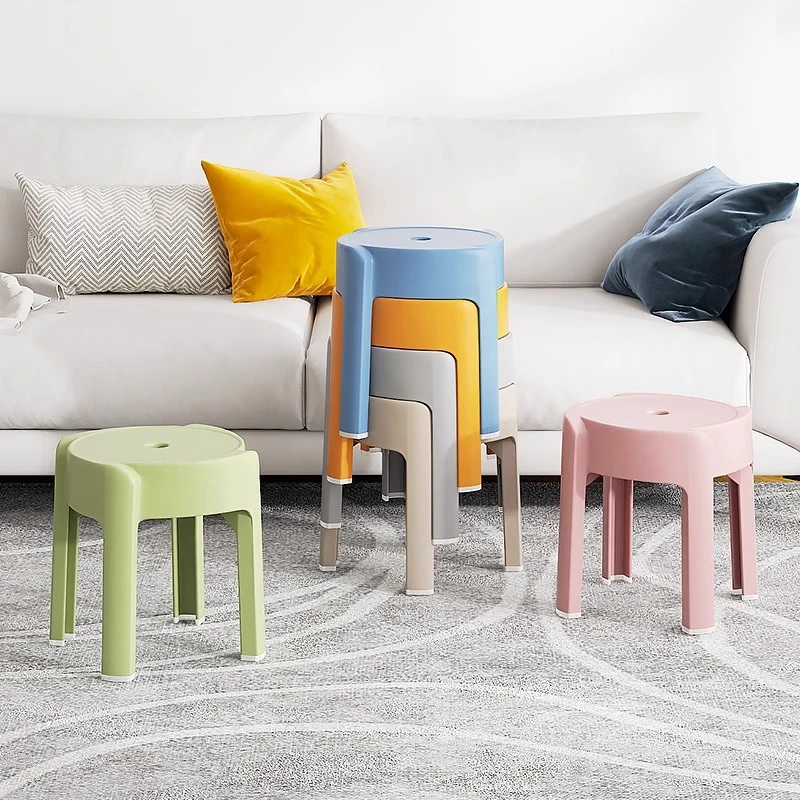 卫生间小凳子现代简约塑料小凳子家用矮凳子出租房用儿童凳加厚凳
