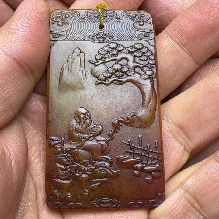 和田玉挂件未镶嵌清**客