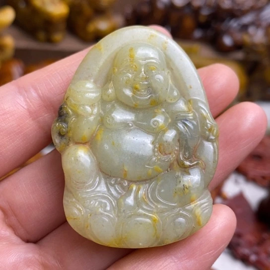 蛇纹石玉未镶嵌颈饰116