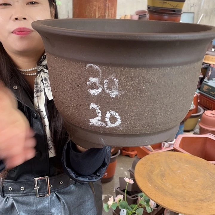 30拉毛小马花盆紫砂花盆紫砂