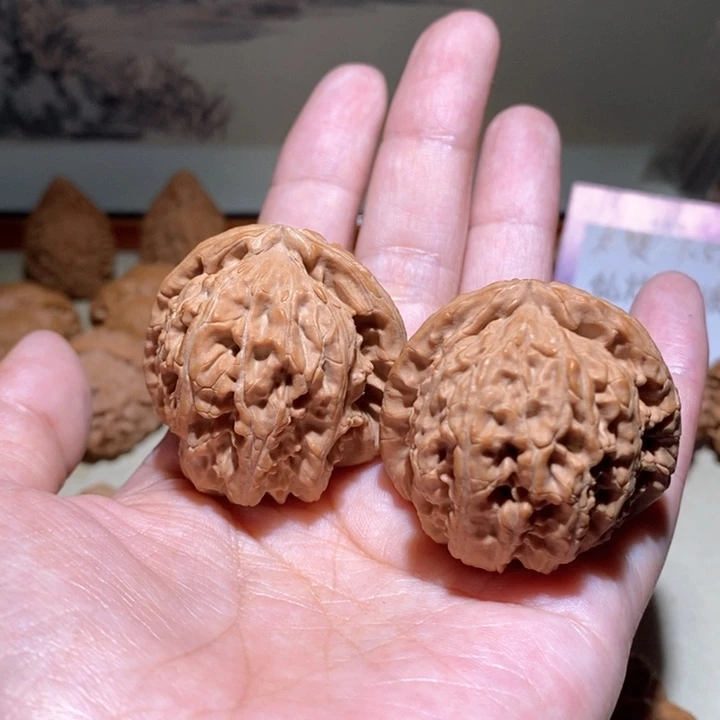 吊坠文玩核桃41三角白