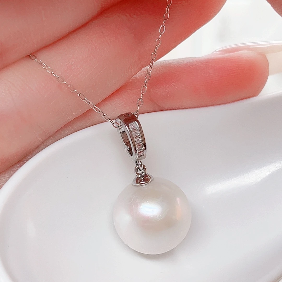 合金淡水珍珠吊坠(赠链)