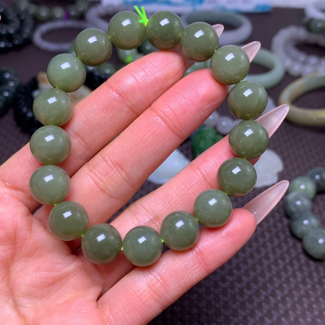 未镶嵌手串和田玉卡12