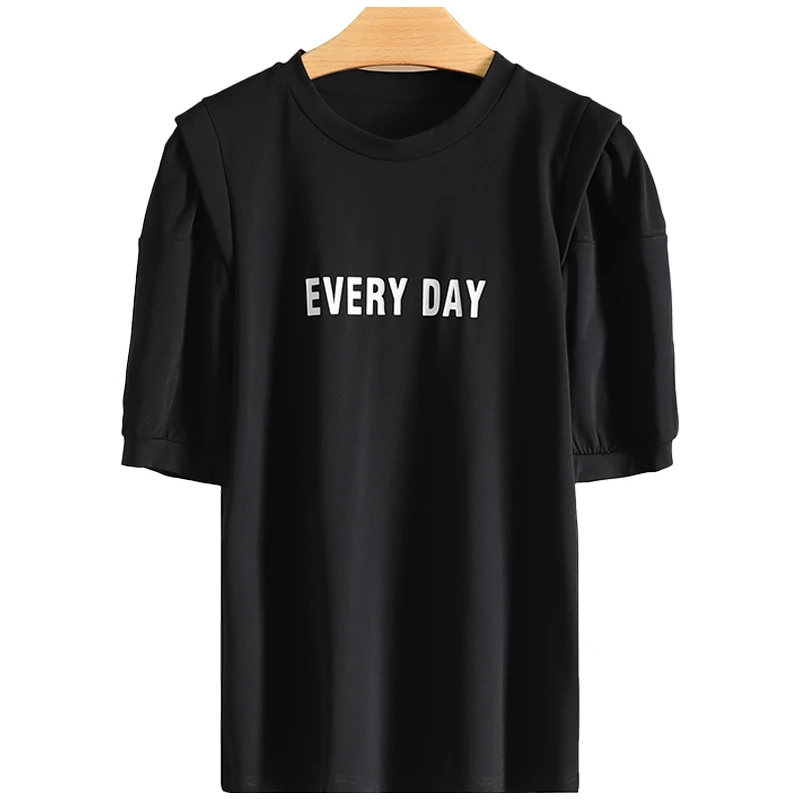 X697-伍莎服饰云仓百搭时尚新款T桖上衣夏季#RYD46X004