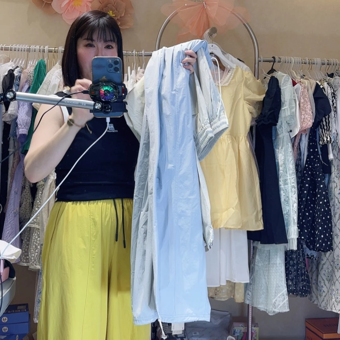 蓝色卡其色伞兵裤