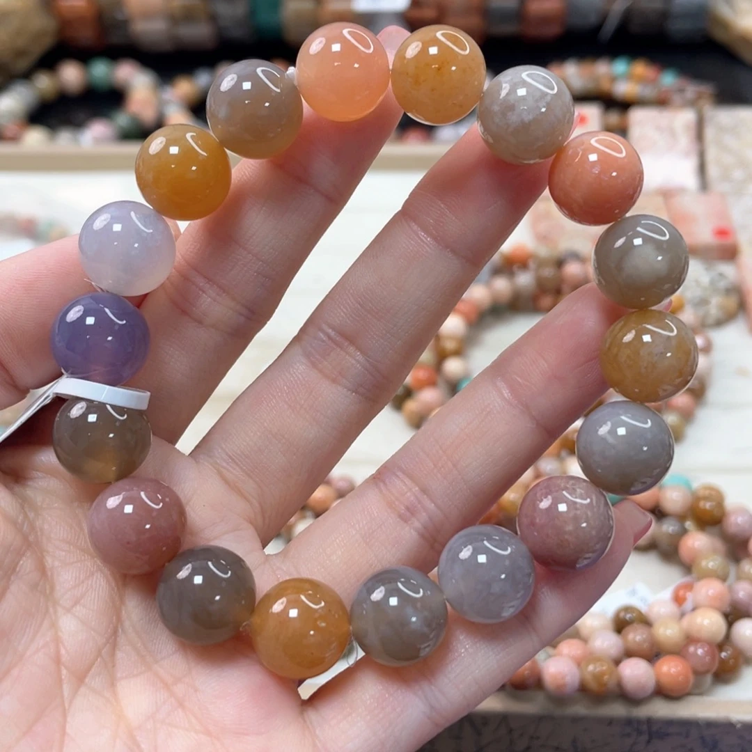 硅化珊瑚（珊瑚玉）手链未镶嵌利*373