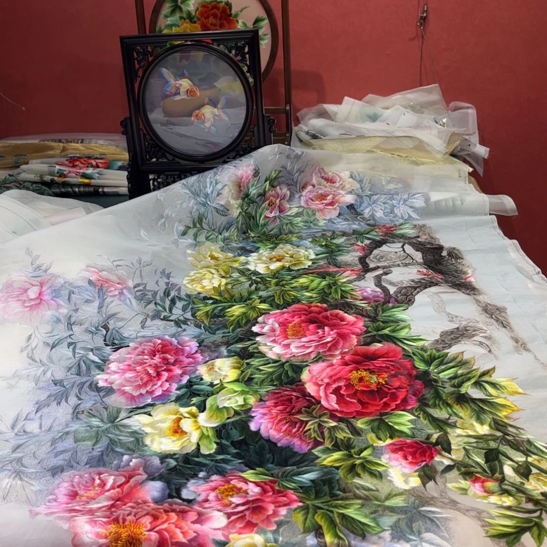 今***你刺绣纯手工制作的一