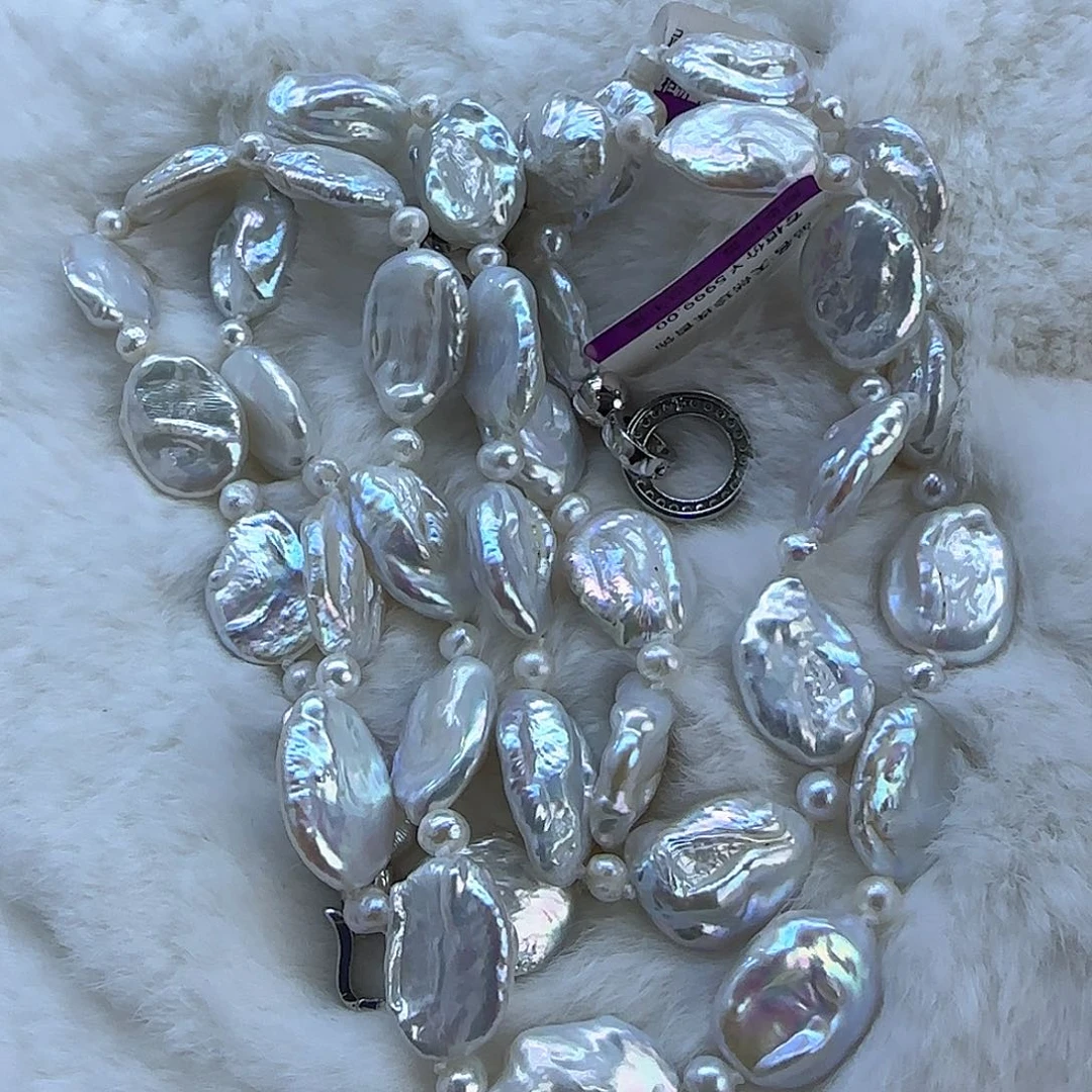 未镶嵌项链定制613淡水珍珠