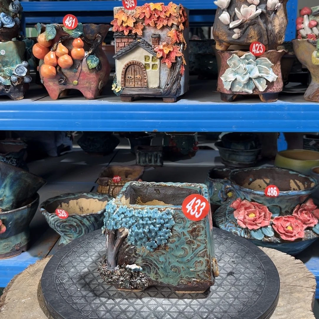 微瑕433 号陶然花器手工花盆