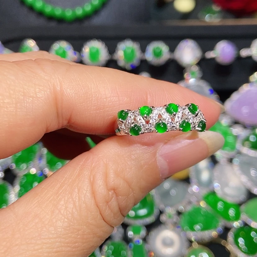 【闪购商品】翡翠戒指未镶嵌天然翡翠