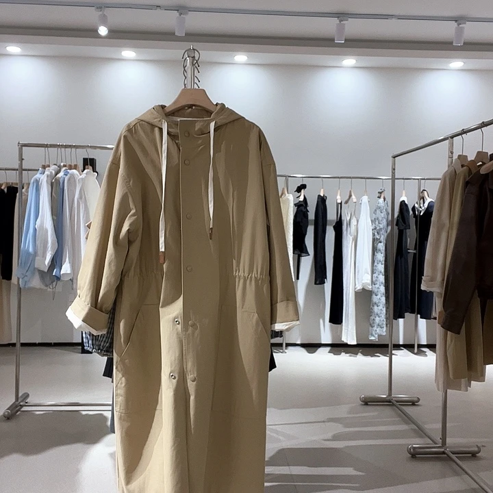 2532连帽风衣外套