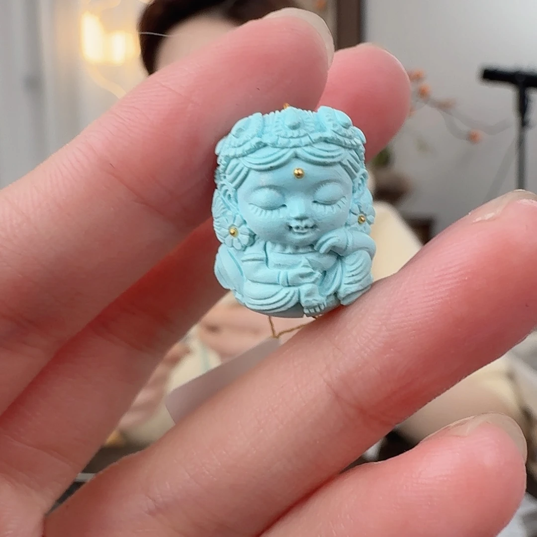 绿松石未镶嵌珠宝半成品