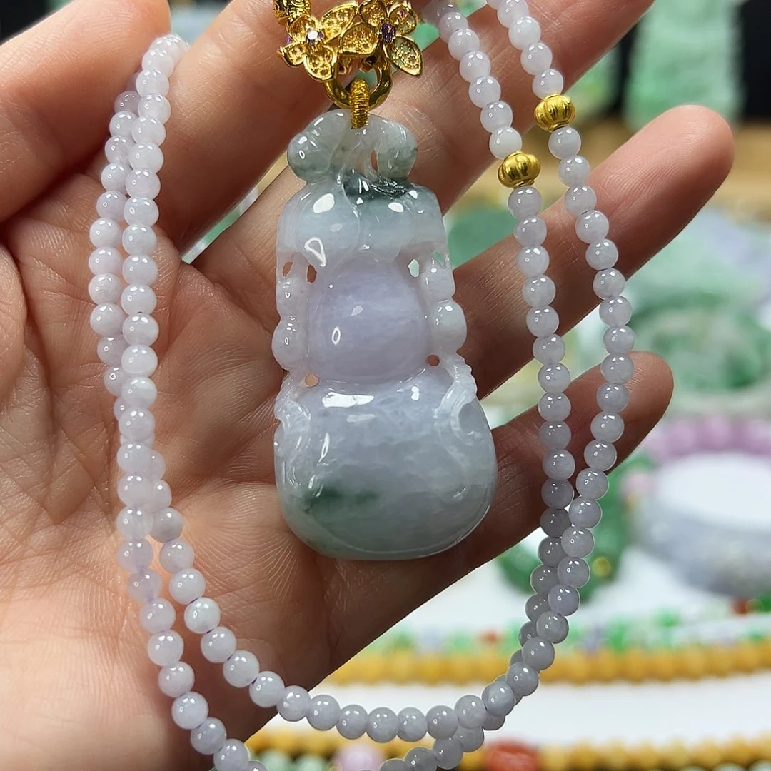 翡翠未镶嵌颈饰吊坠