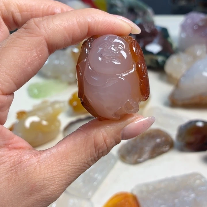 玛瑙/玉髓未镶嵌吊坠(不含链)
