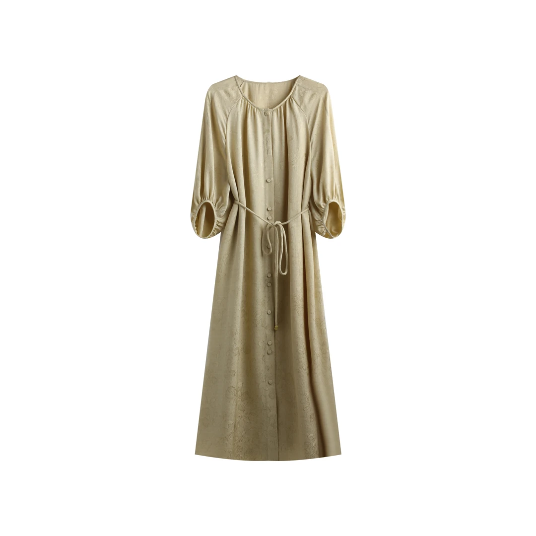 新款桑蚕丝连衣裙YJHY-662122