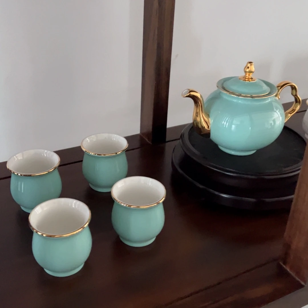 瓷片梅子青6头茶二级