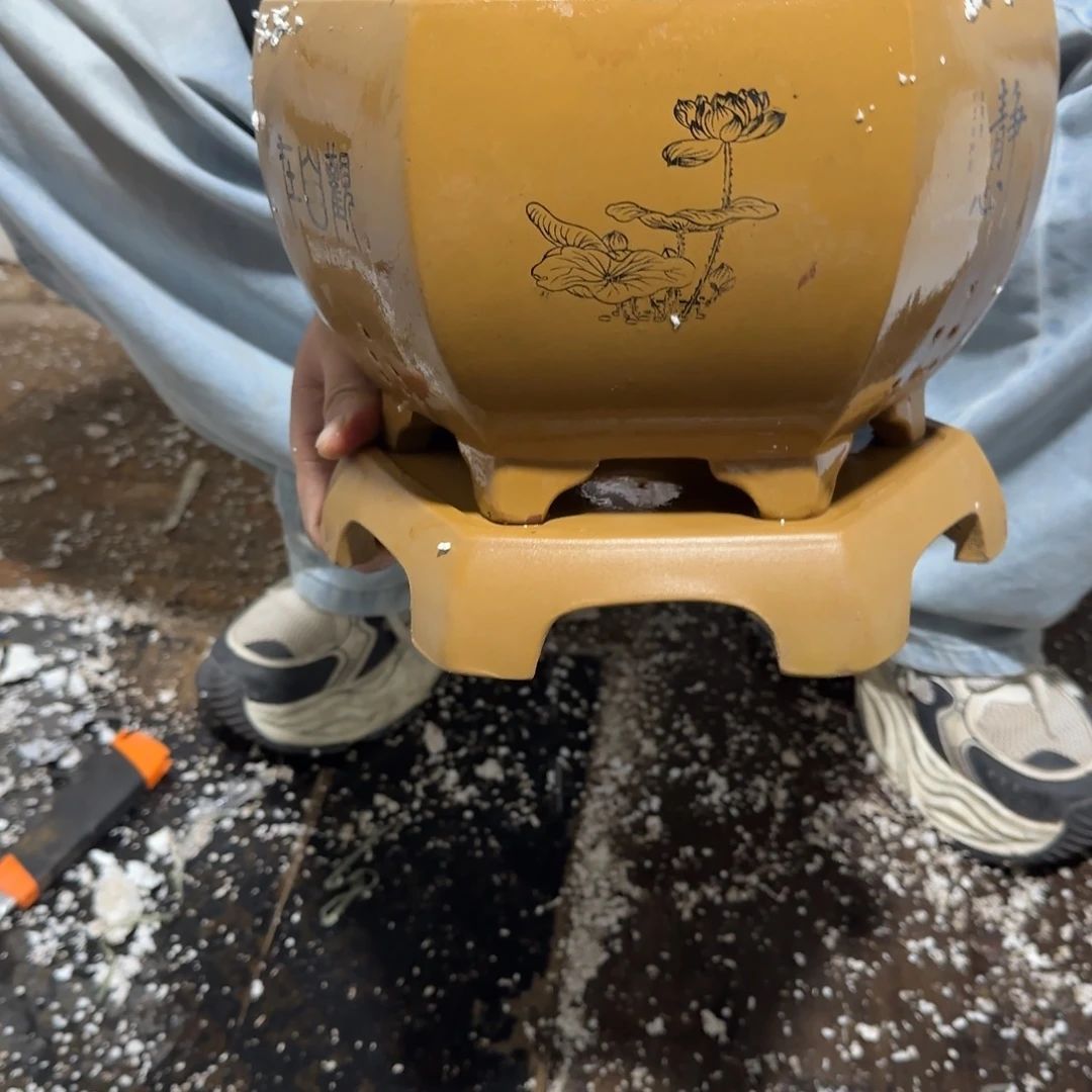 紫砂花盆口径25.20口径