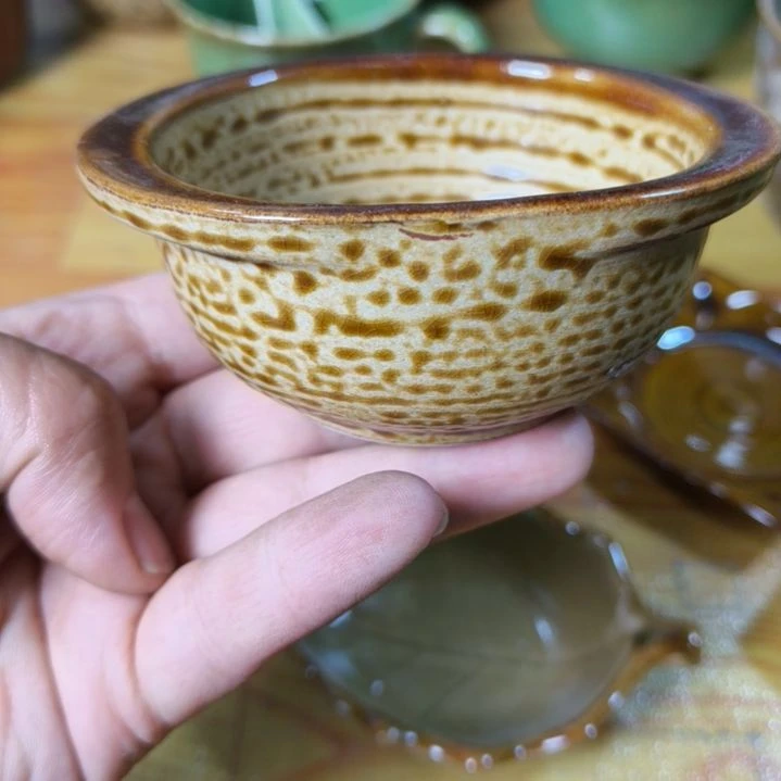 盘磁州窑五厂盘碗壶杯
