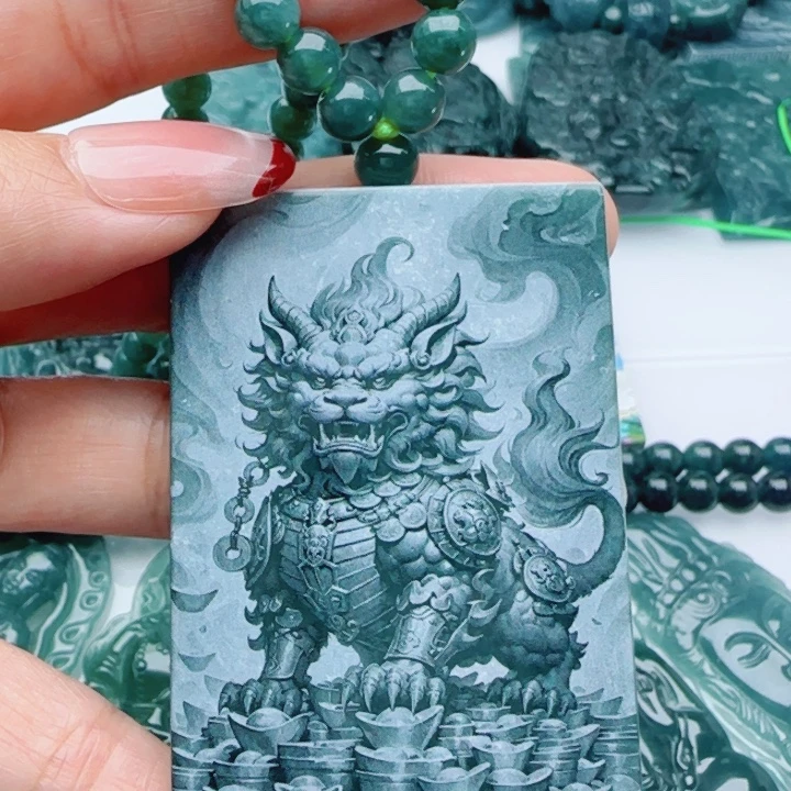 翡翠未镶嵌颈饰多样性发货天然A货翡翠