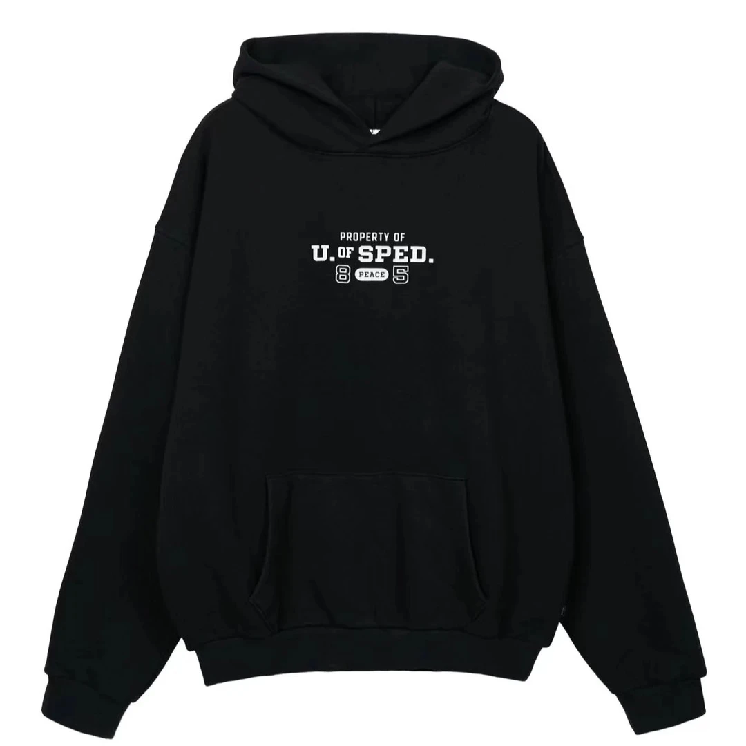 SPELLEDIT连帽UNI字母卫衣/NO退换