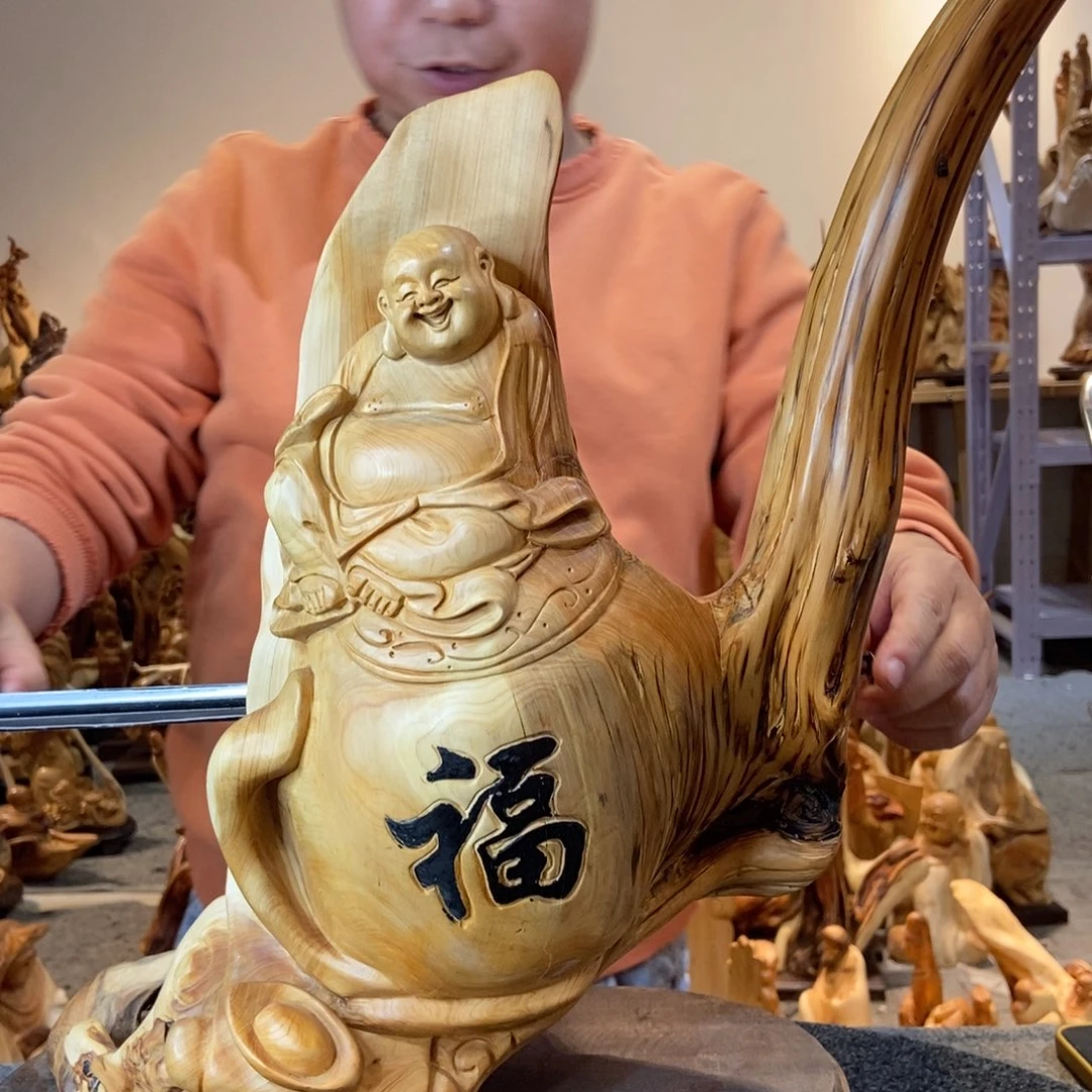 柏木（崖柏）太行崖柏根雕摆件