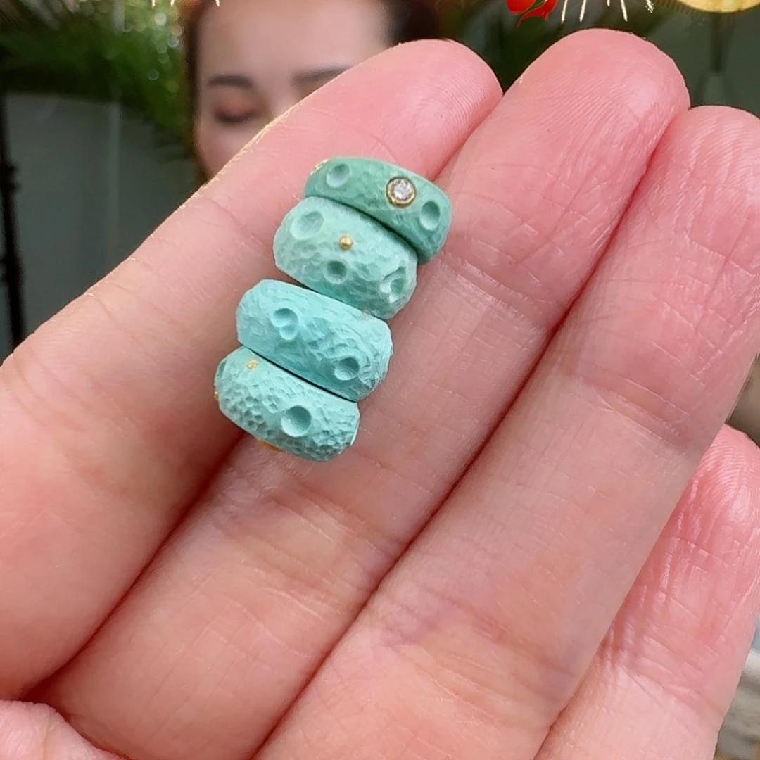 绿松石珠宝奇石未镶嵌