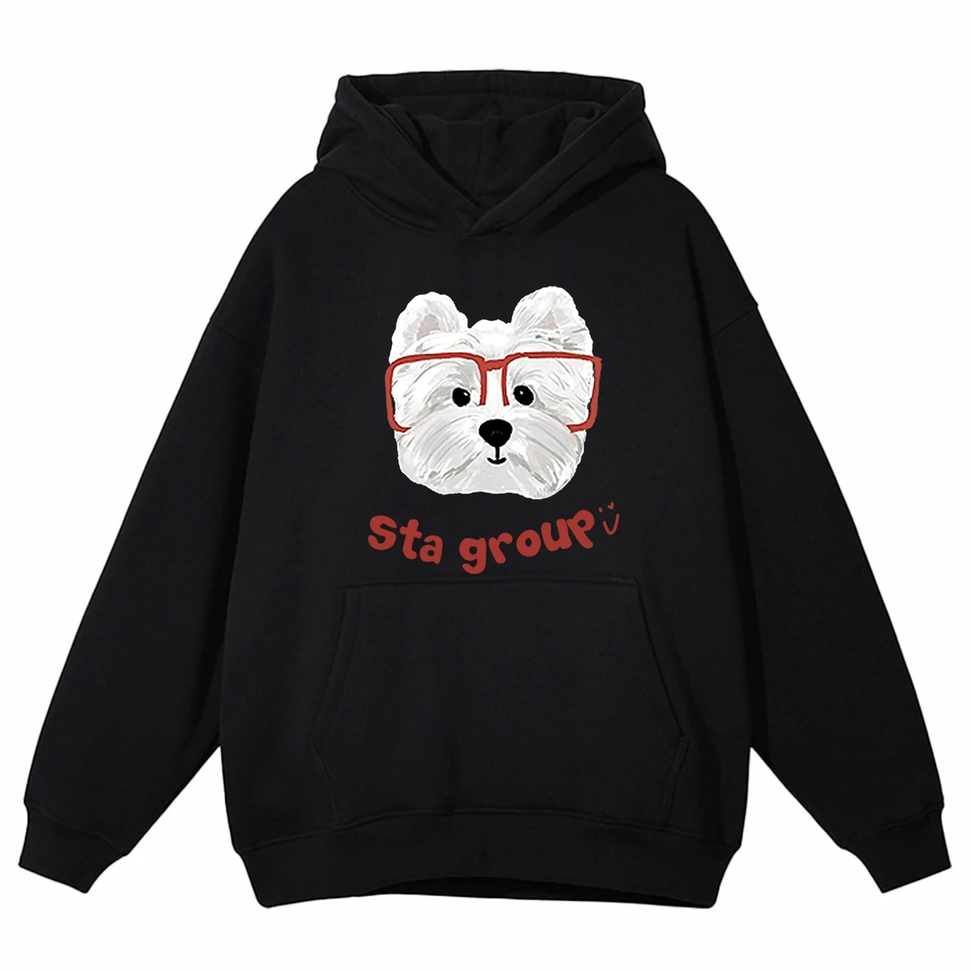 特大码300斤美式潮牌重磅休闲连帽卫衣秋冬季加绒设计感男女上衣