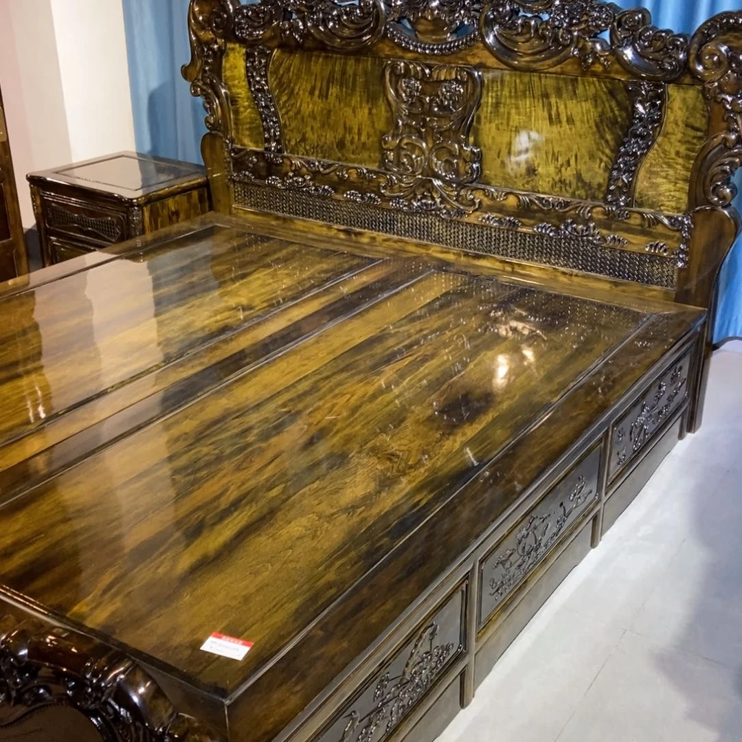 楠木高低床三件套